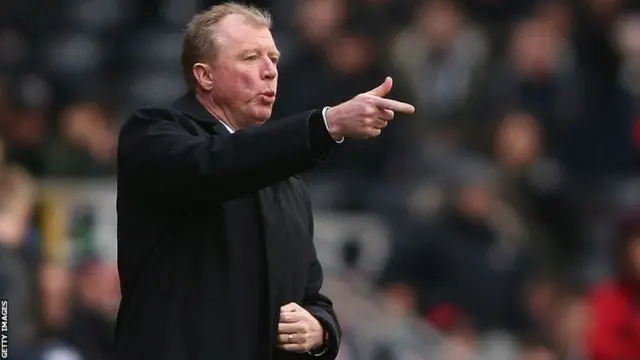 Derby manager Steve McClaren