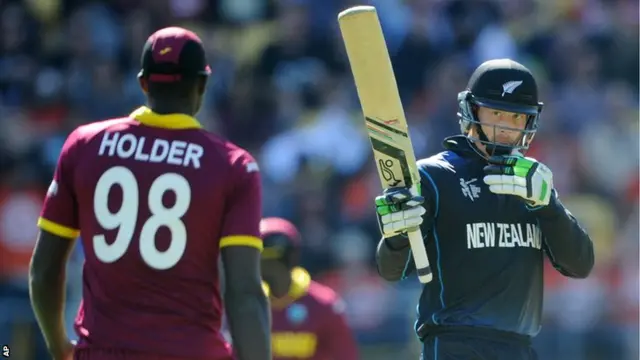 Guptill celebrates 50 runs