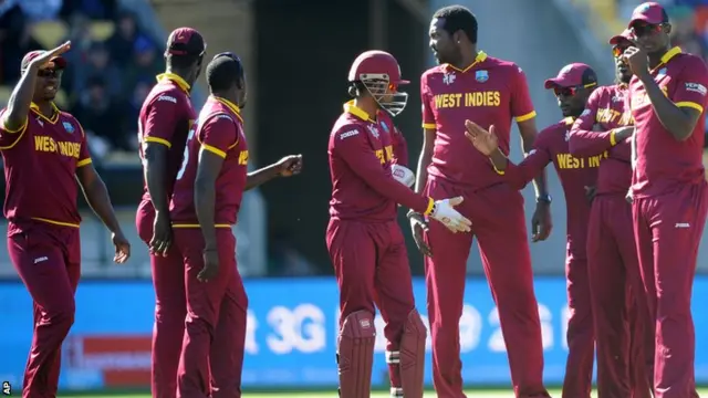 West Indies celebrate