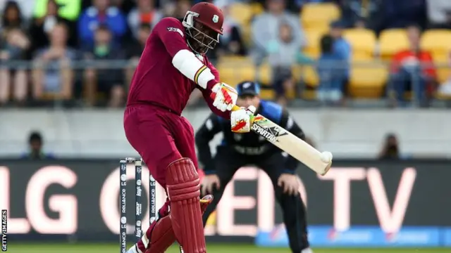 Chris Gayle batting