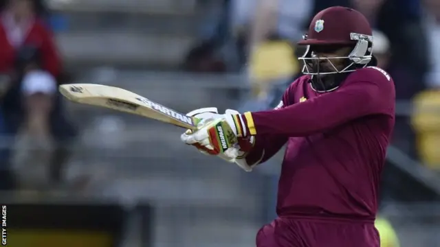 Chris Gayle in action