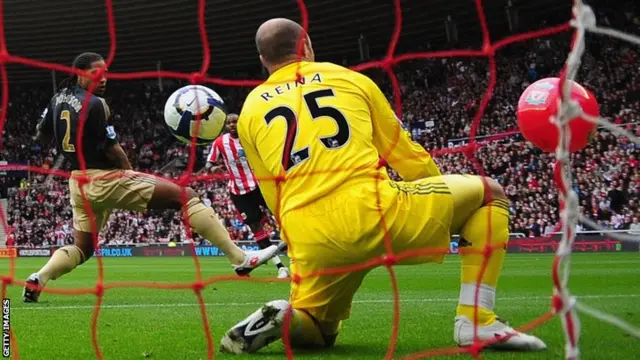 Sunderland beach ball v Liverpool