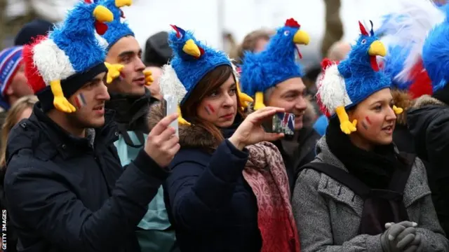 France fans pre-match