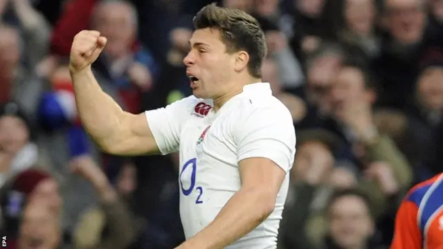 Ben Youngs celebrates