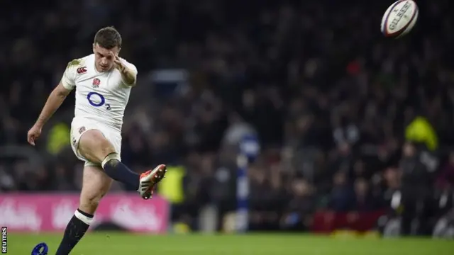 George Ford kicks