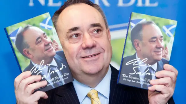 Alex Salmond book launch