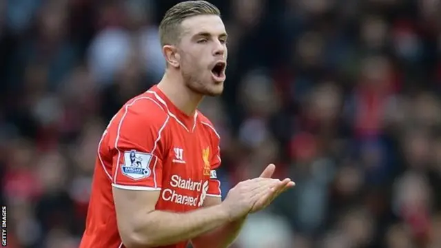 Liverpool's Jordan Henderson