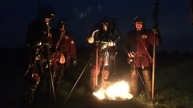 reenactors at bosworth