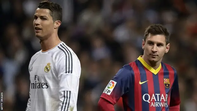 Ronaldo and Messi