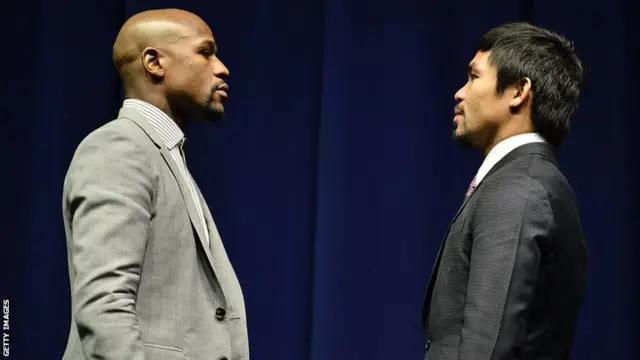 Mayweather and Pacquiao