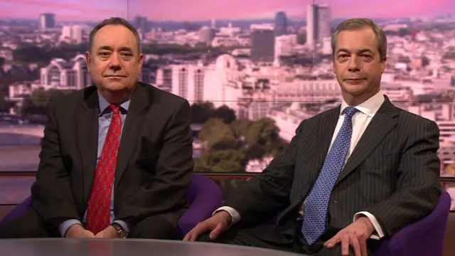 Alex Salmond and Nigel Farage