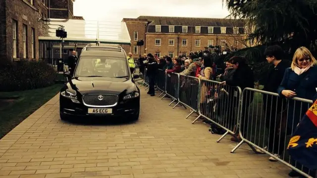 Hearse at University