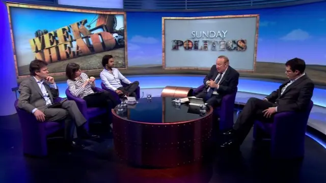 Sunday Politics line-up