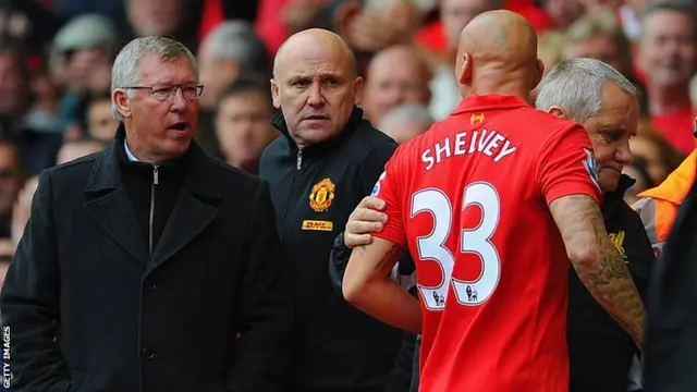 Sir Alex Ferguson and Jonjo Shelvey