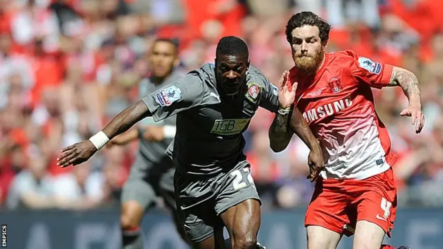 Kieran Agard at Wembley