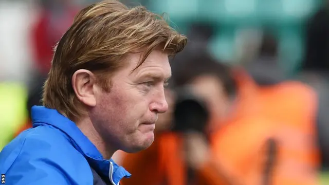 Rangers boss Stuart McCall