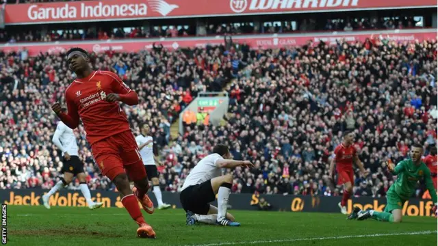 Daniel Sturridge peels away after scoring