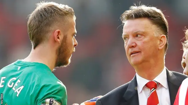 david de gea and Louis van Gaal