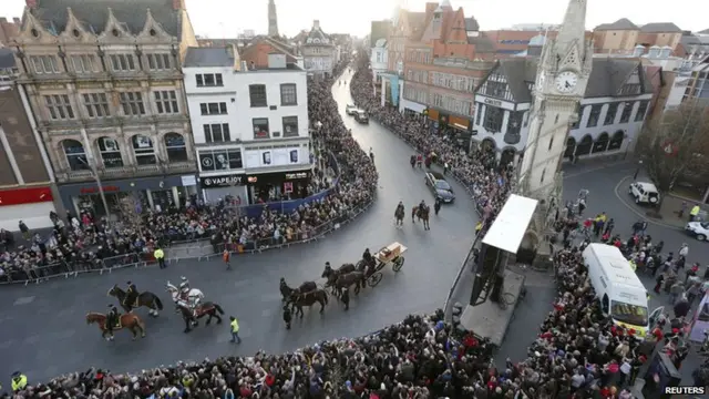 Cortege in Leicester