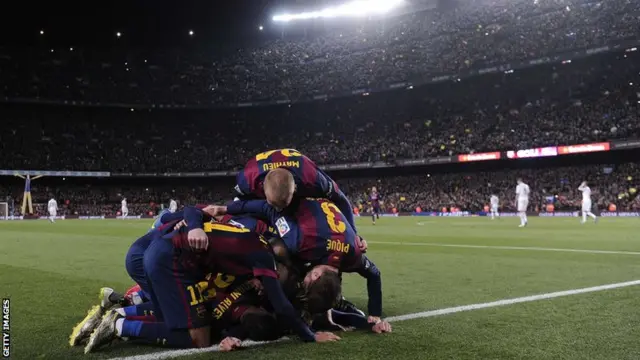 Barcelona celebrate