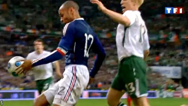 Thierry Henry handball against Ireland