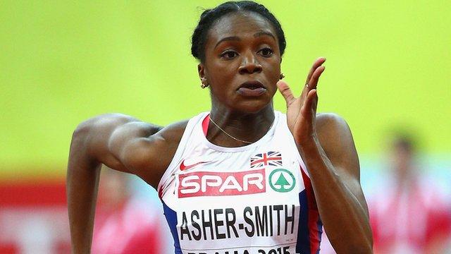 Sprinter Dina Asher-Smith