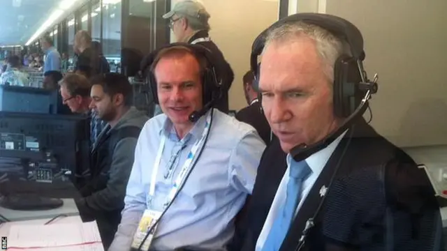 Simon Mann and Allan Border on TMS