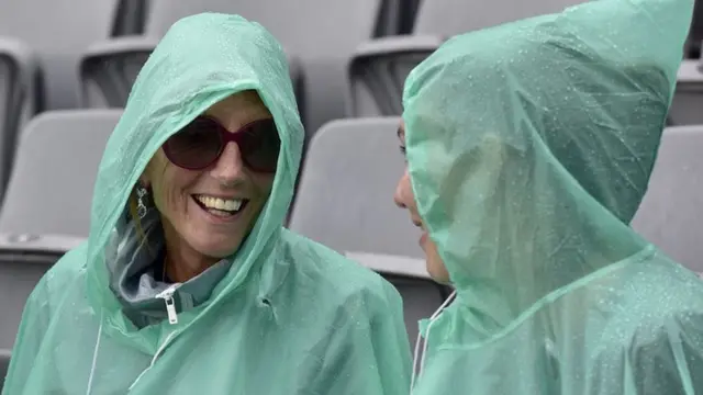 Fans at the cricket