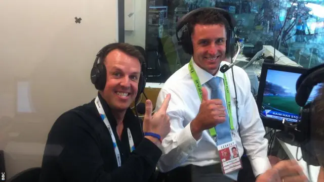 Graeme Swann and Mike Hussey on TMS