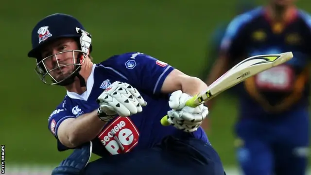 Colin Munro, batting for Auckland Aces against Otago Volts in November 2014