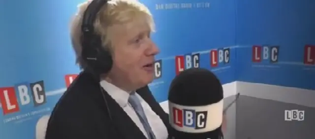 Boris Johnson on LBC