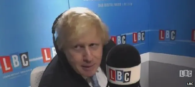 Boris Johnson on LBC