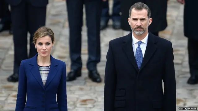 Queen Letizia of Spain and King Felipe of Spain