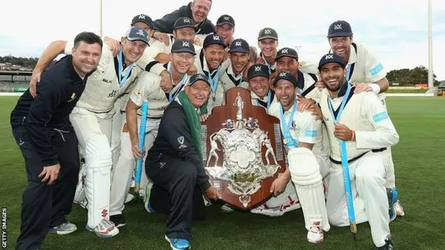 Victoria win Sheffield Shield