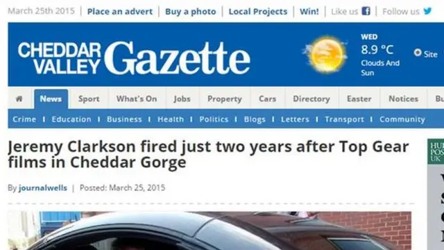 Cheddar Valley Gazette