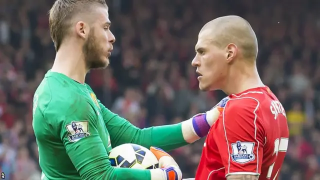 David De Gea and Martin Skrtel