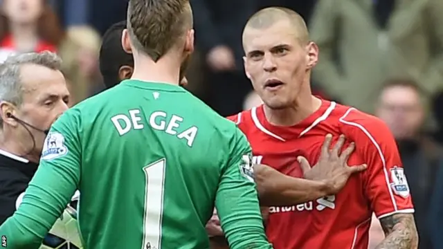 David De Gea and Martin Skrtel