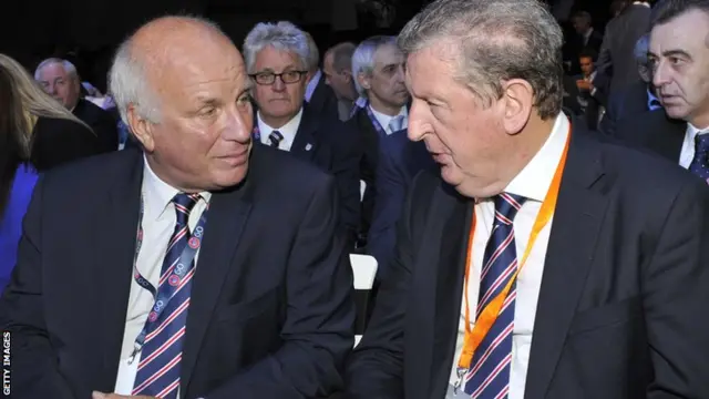 Greg Dyke and Roy Hodgson