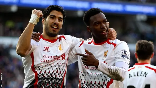 Luis Suarez and Daniel Sturridge
