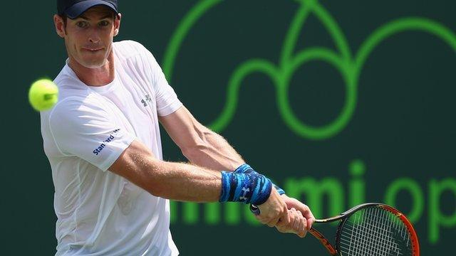 Andy Murray at the Miami Open