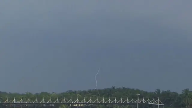 Lightning at the Malaysian grand prix