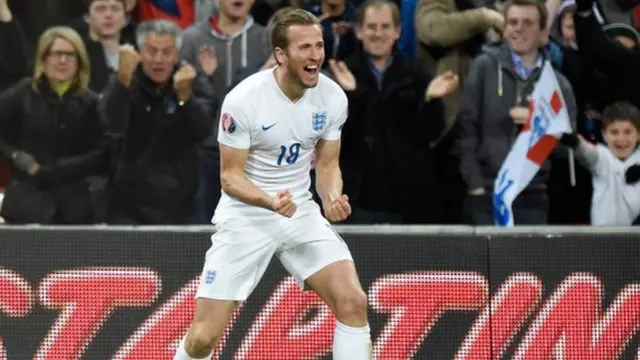 England striker Harry Kane