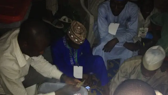 Counting ballots in Kano