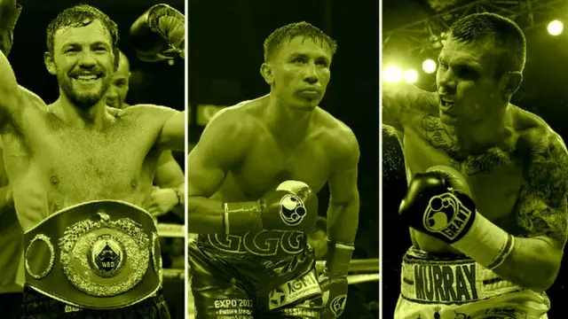 Andy Lee, Gennady Golovkin, Martin Murray