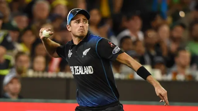 Tim Southee fields