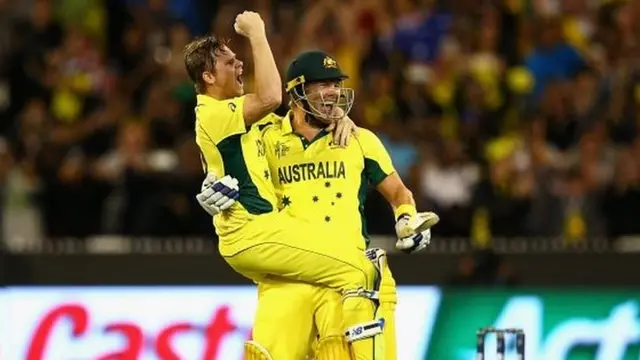 Australia celebrate