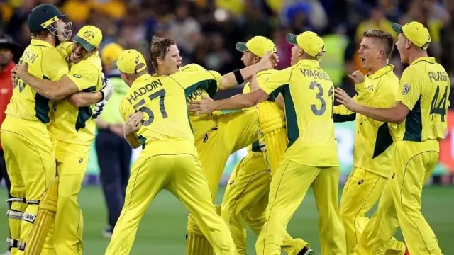 Australia celebrate