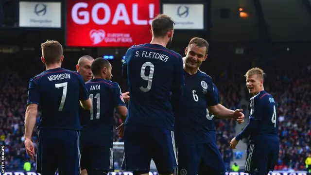 Steven Fletcher celebrates