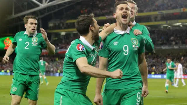 Shane Long celebrates