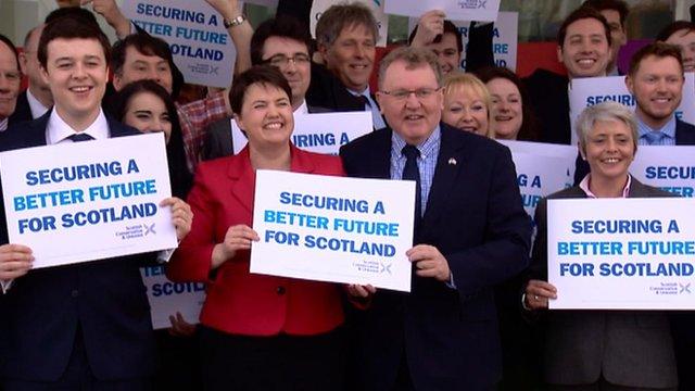 Ruth Davidson and David Mundell